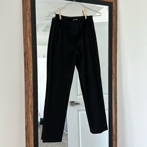 Express work black ankle pants